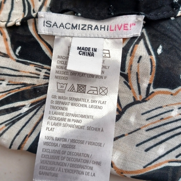 Isaac Mizrahi Live Floral Bloomcore Textured Boho Scarf Wrap Shawl - Picture 9 of 9